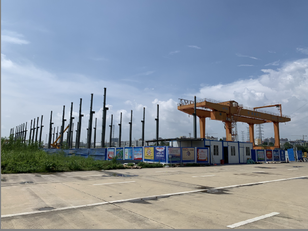 南寧國際鐵路港柳鋼鋼材過渡倉